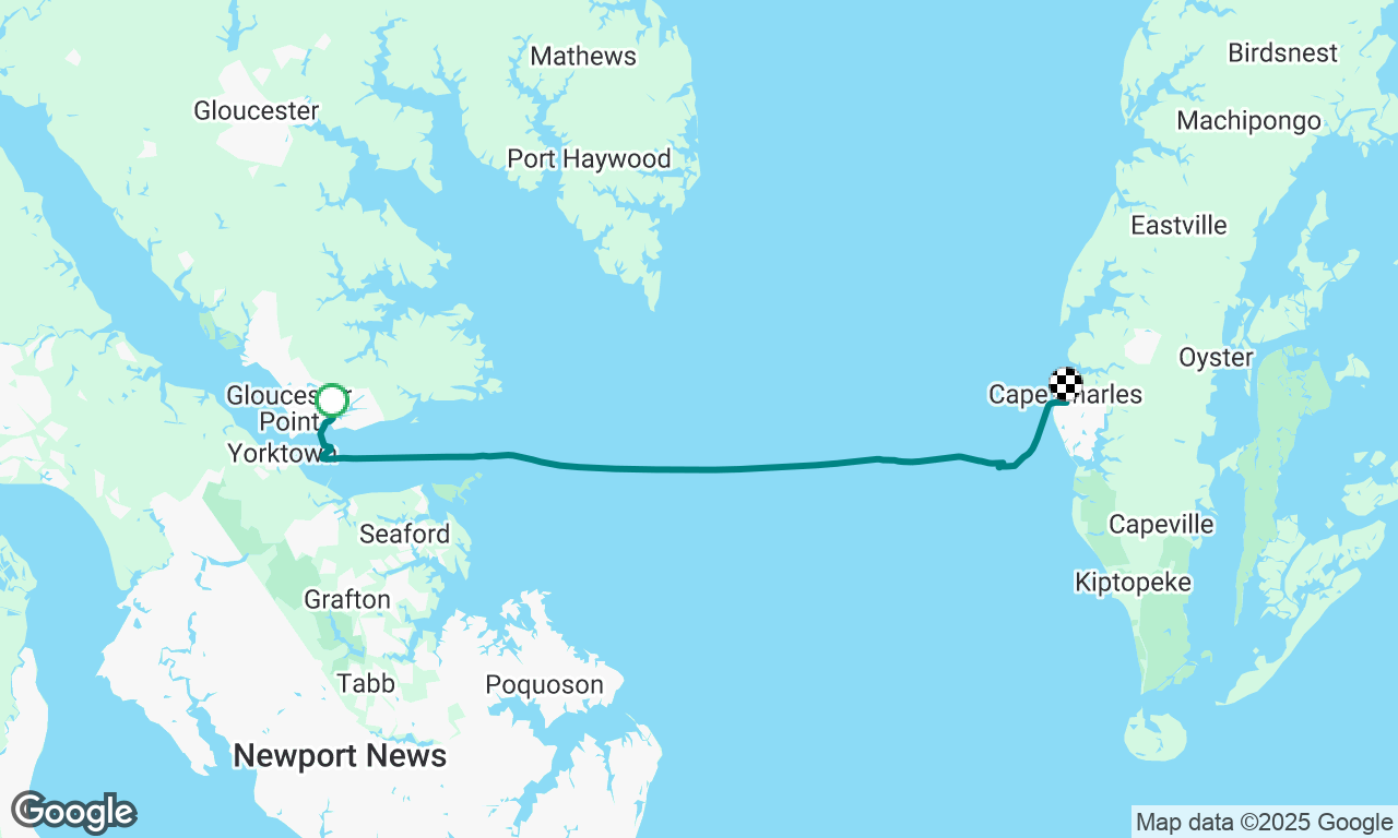 YRYH to Cape Charles
