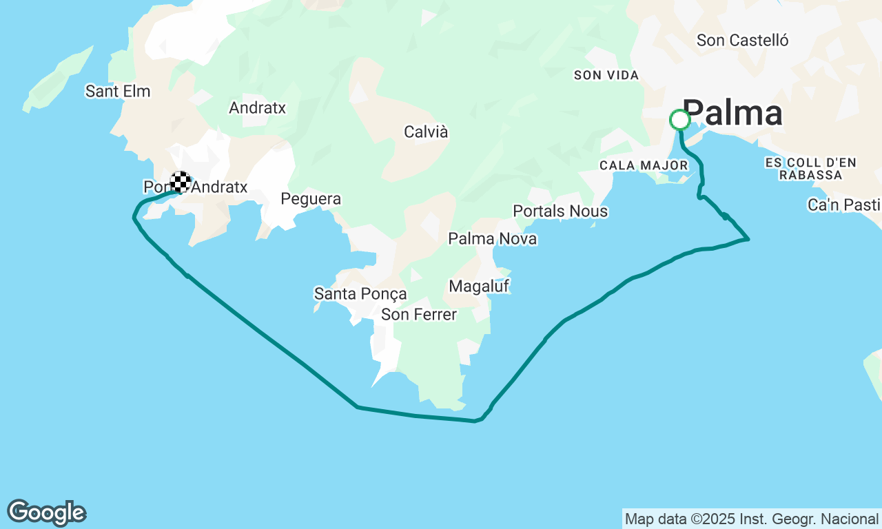 Voyage map