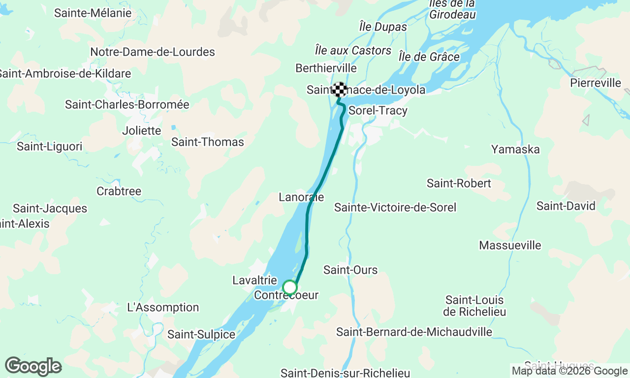 Voyage map