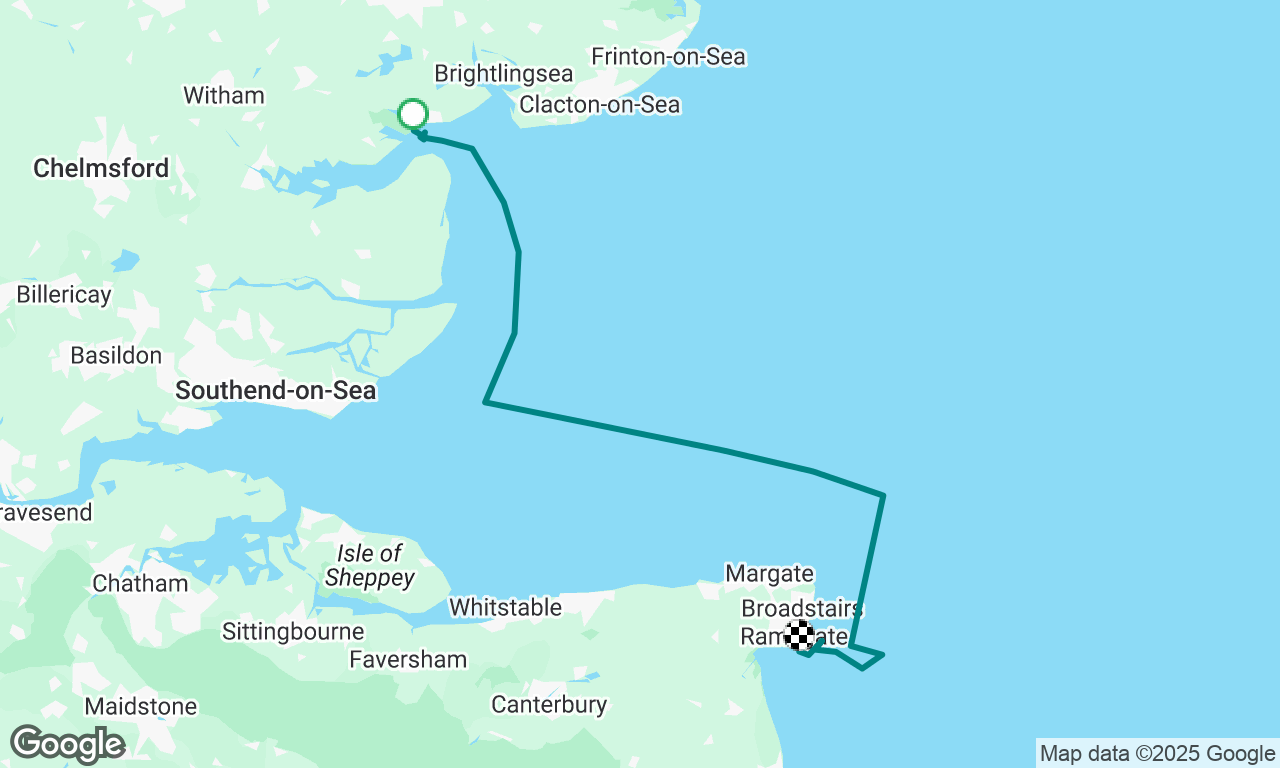 EAORA W Mersea to Ramsgate race.