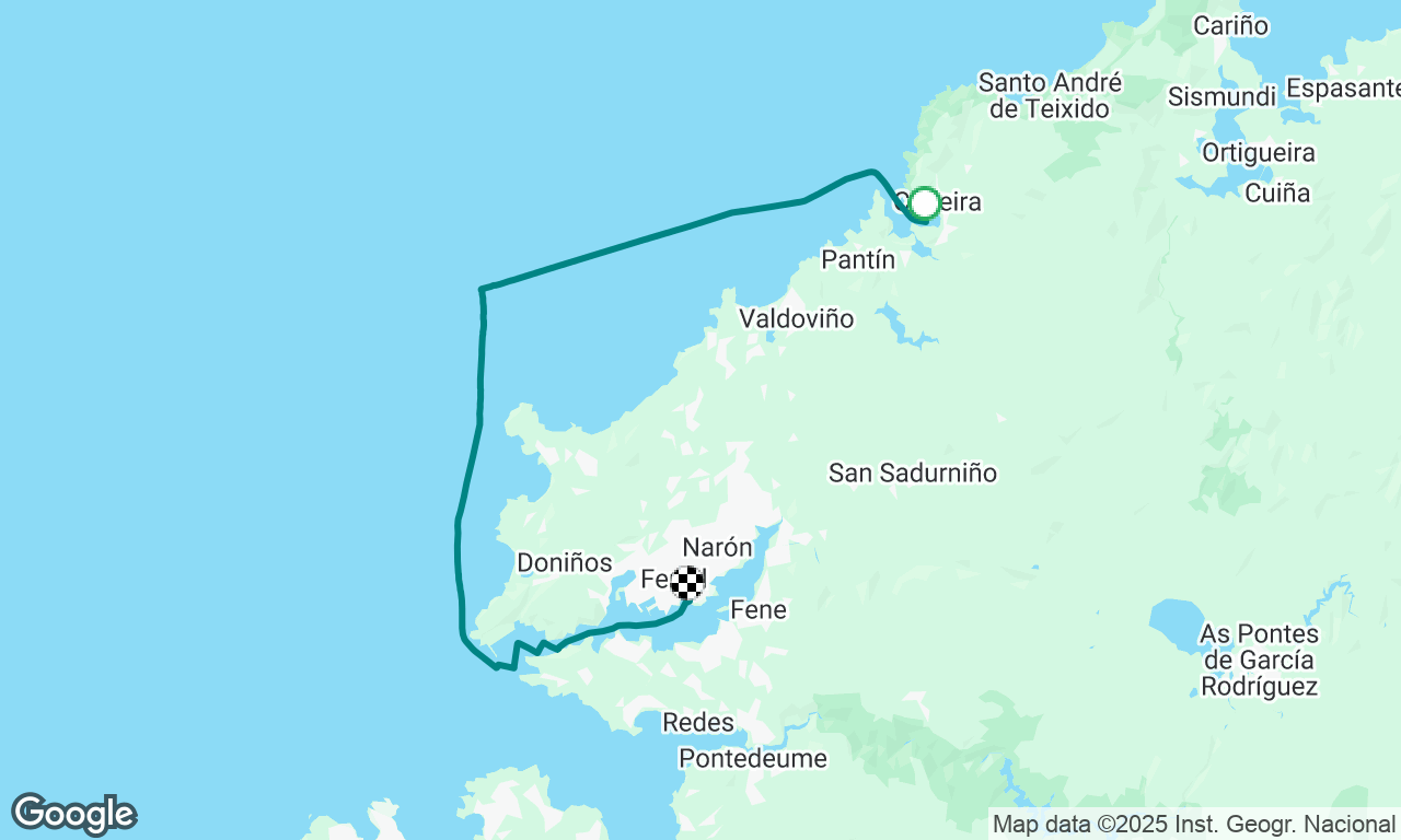 Cedeira to Ferrol