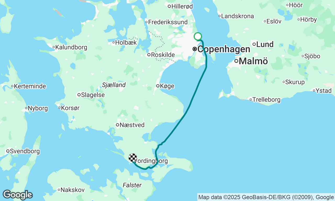 Skudehavn til Vordingborg N