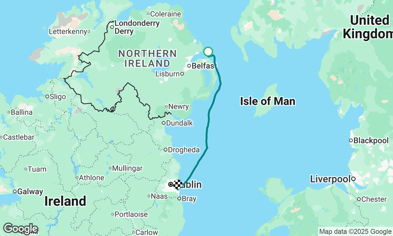 Bangor to Dun Laoghaire, Ireland