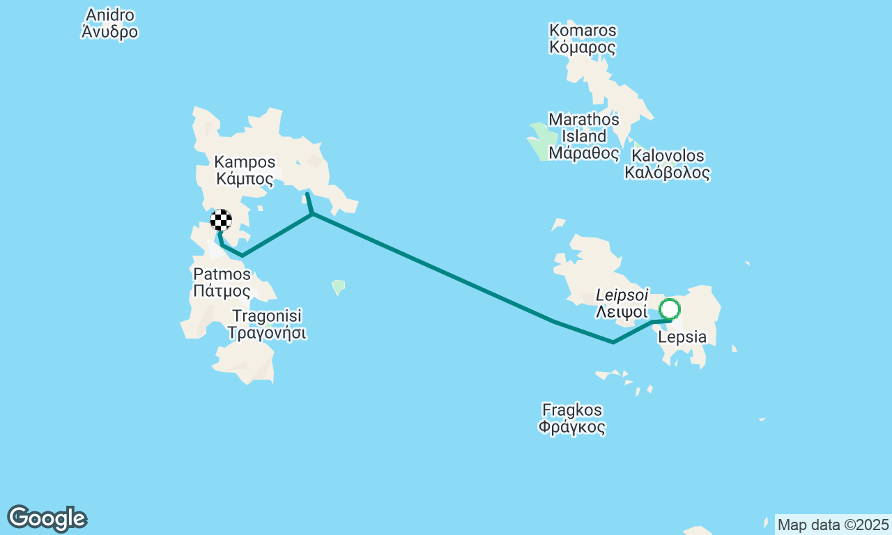 Leipsoi to Skala