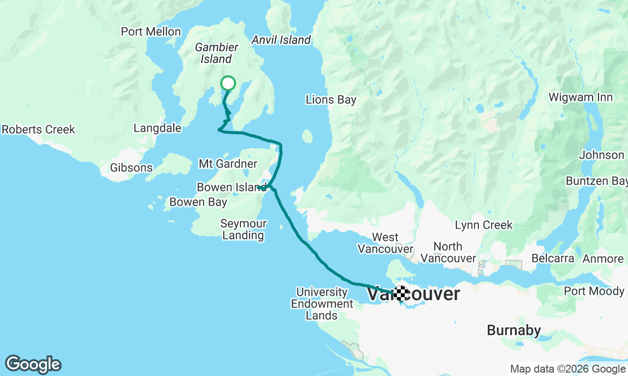 Voyage map