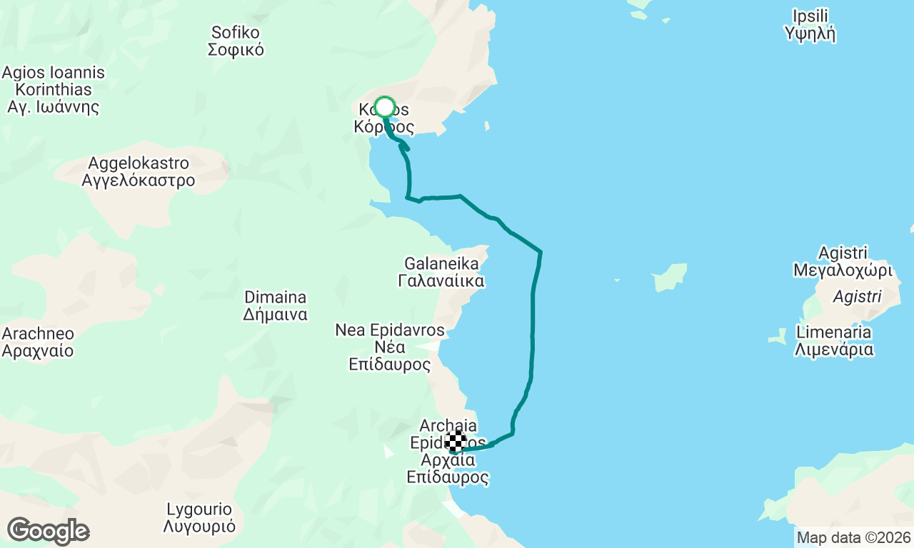 Voyage map