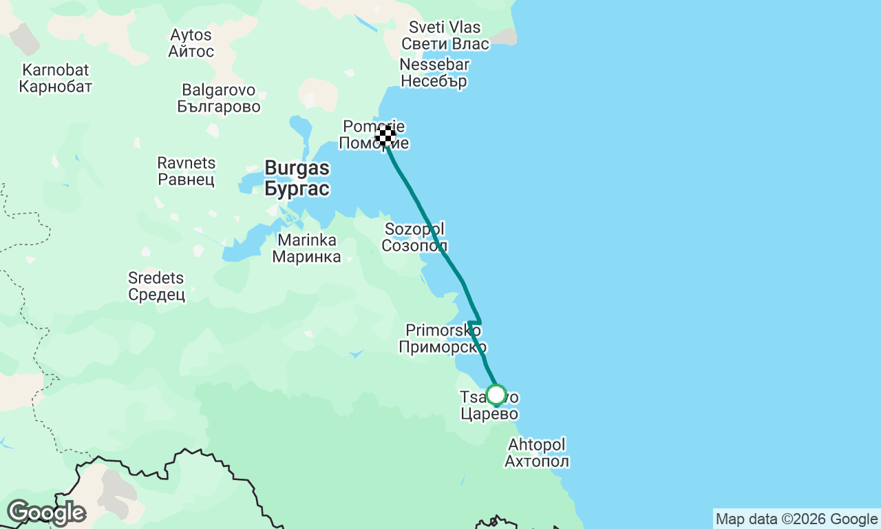 Voyage map