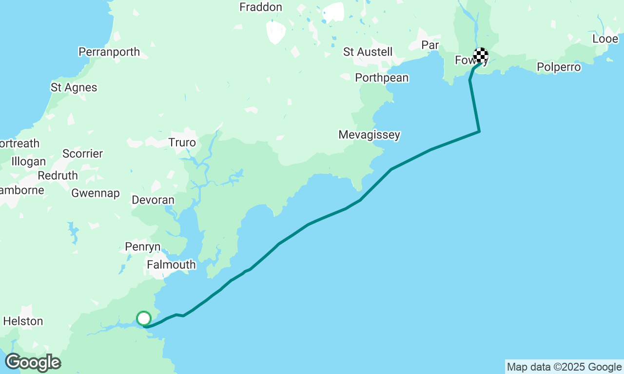 Helford River  to Fowey