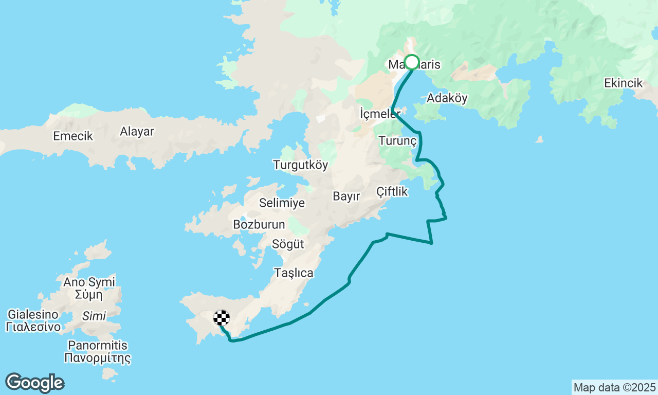 Voyage map