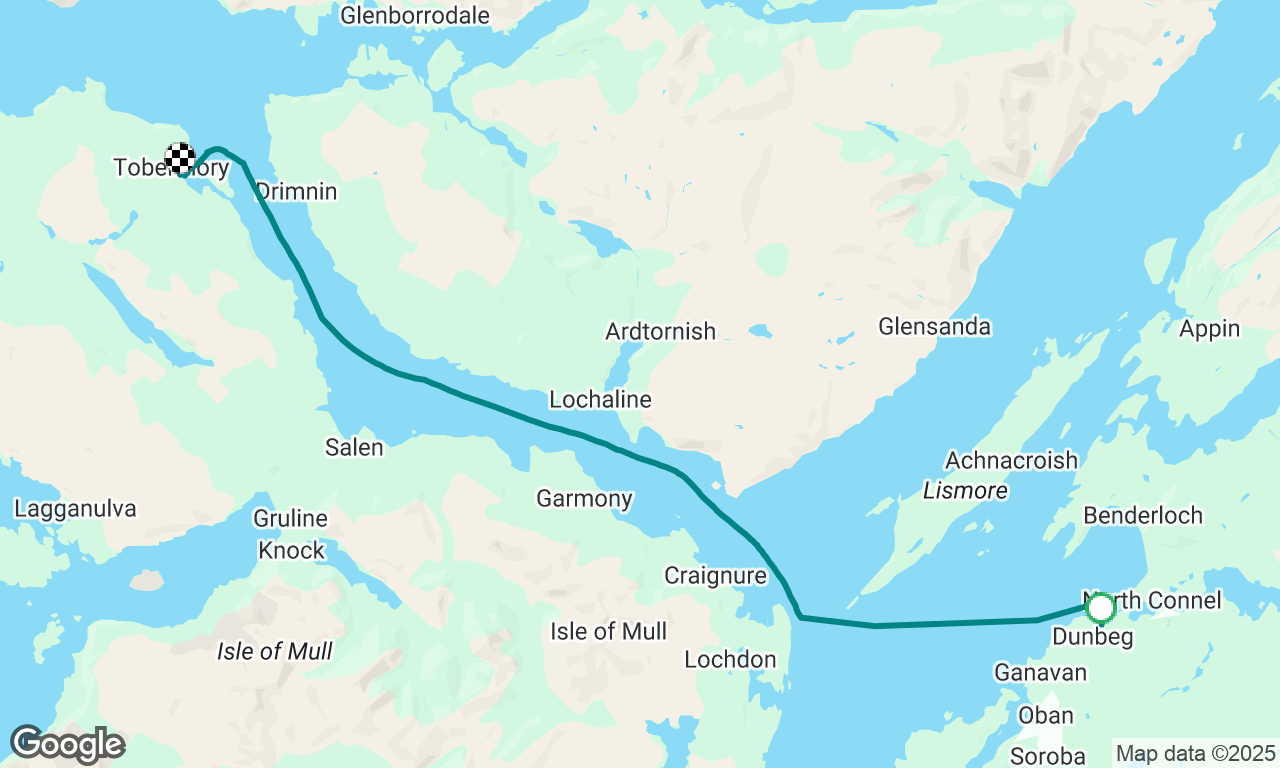 Dunstaffnage to Tobermory TWOSC