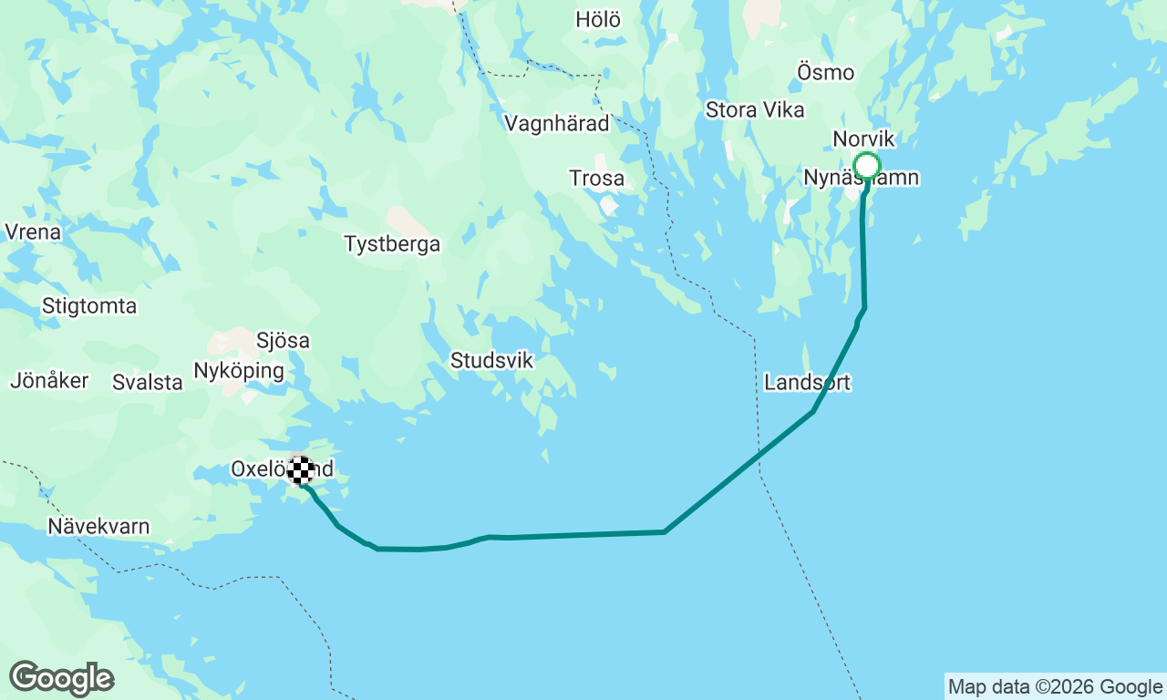 To Oxelösund from Nynashamn