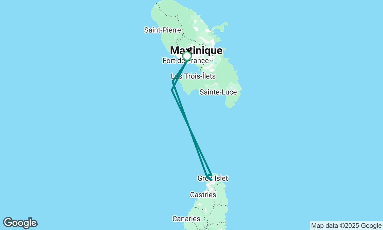Voyage map