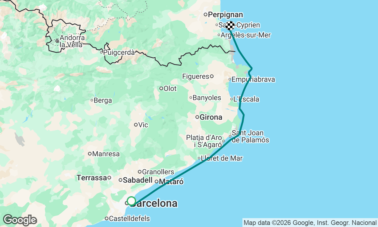 Voyage map