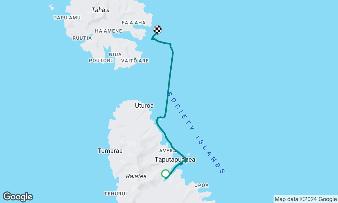 Raiatea to Tahaa