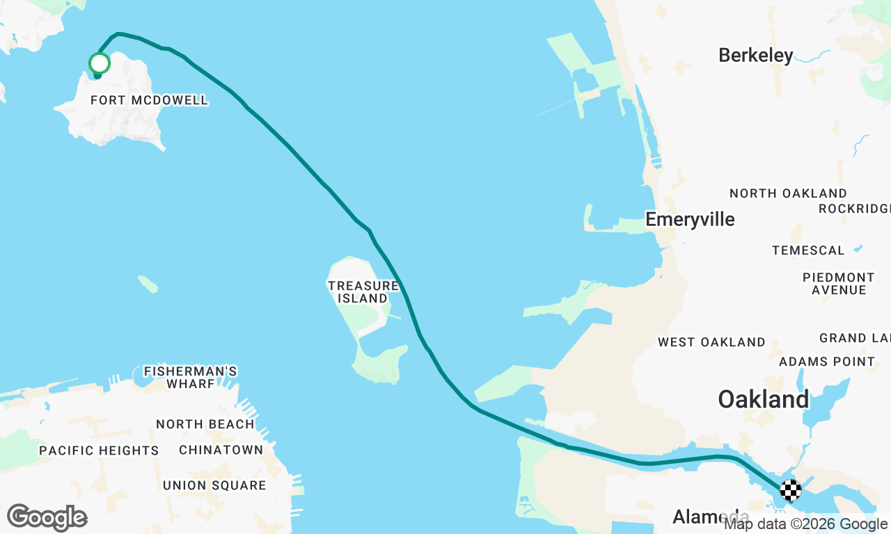 Sail Home from Angel Island