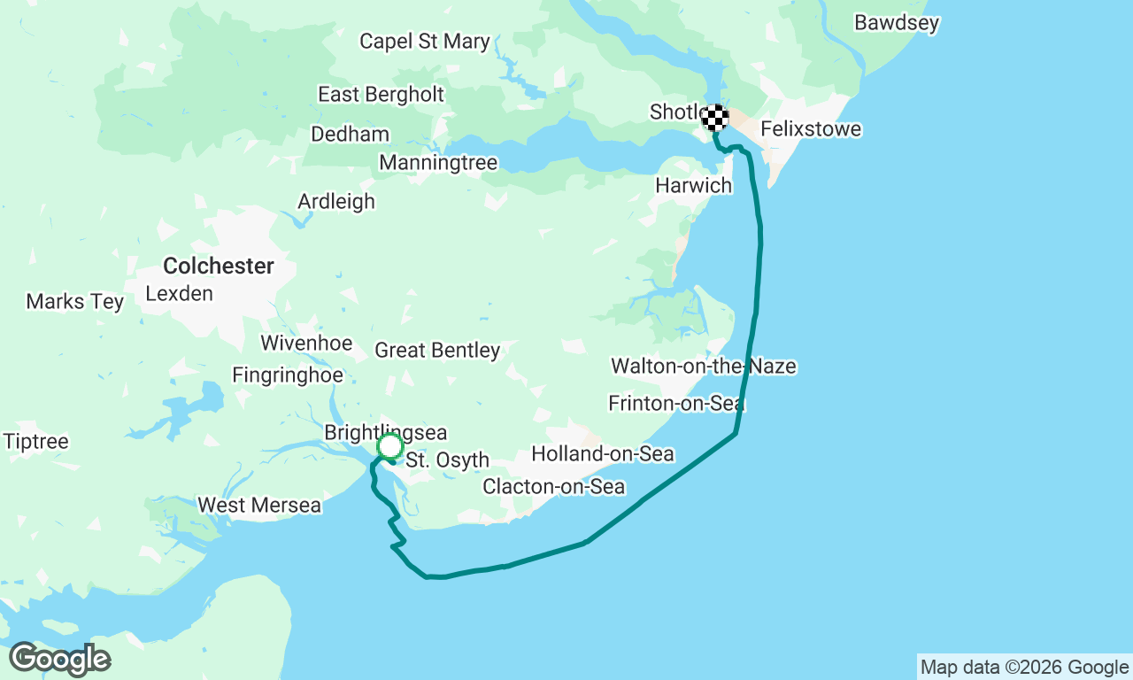 Brightlingsea to Shotley delivery.