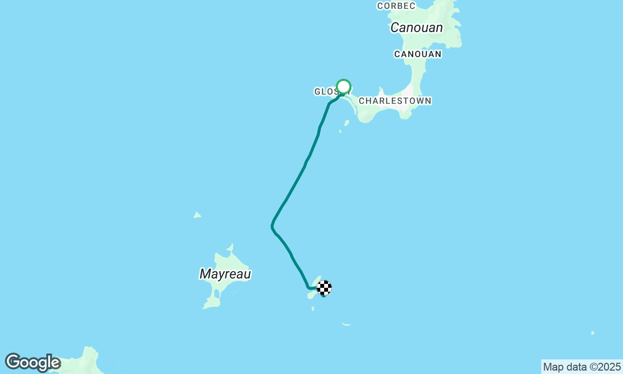Canouan to Tobago Cays