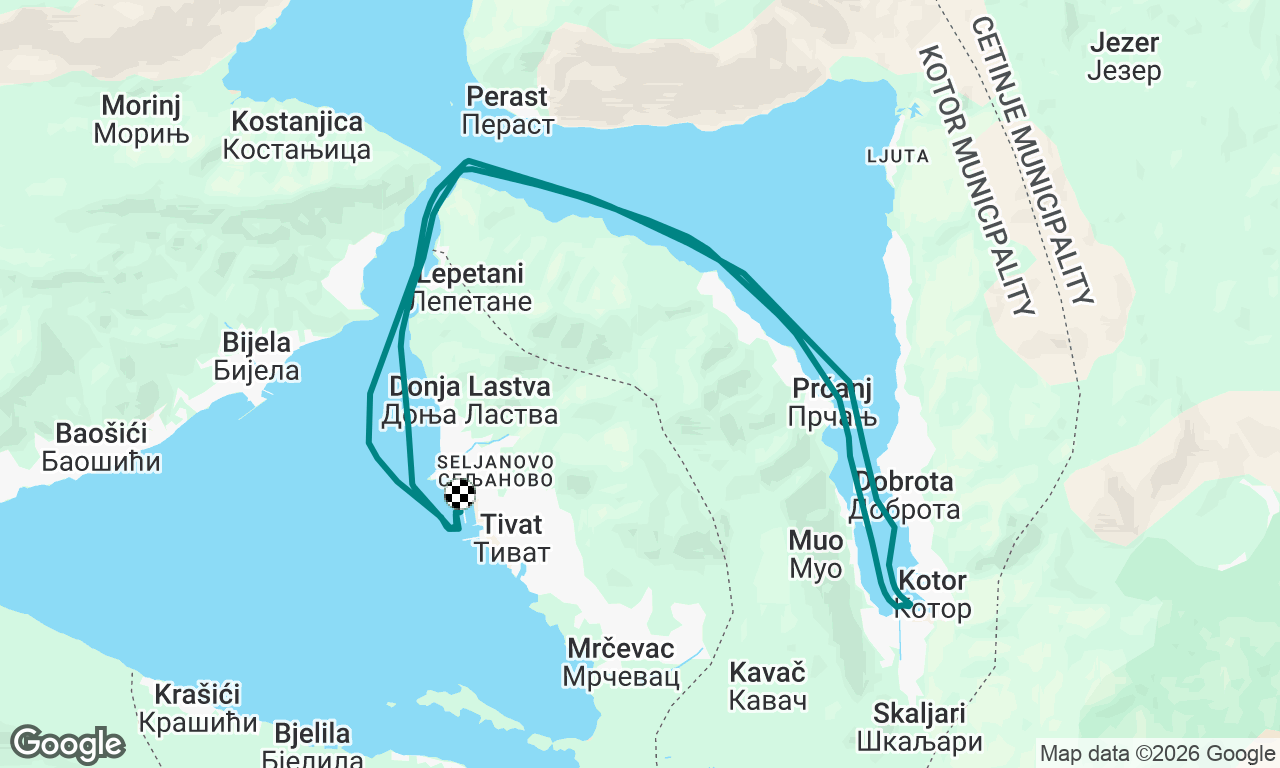 Voyage map