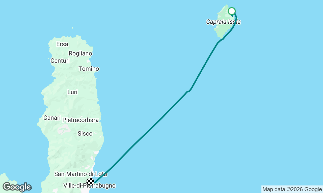 Capraia to Bastia