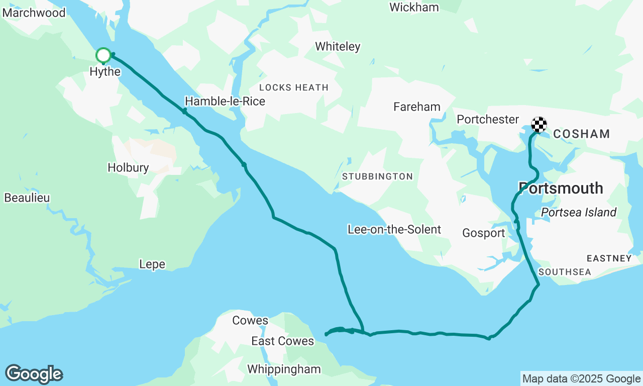 Day Skipper Day 4
Hythe - Port Solent via Osborne Bay