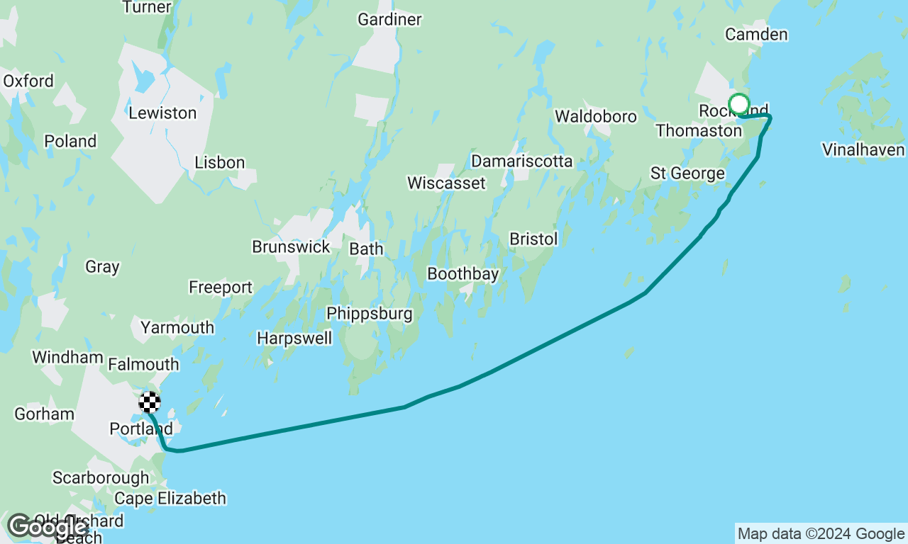 Rockland to Portland, ME