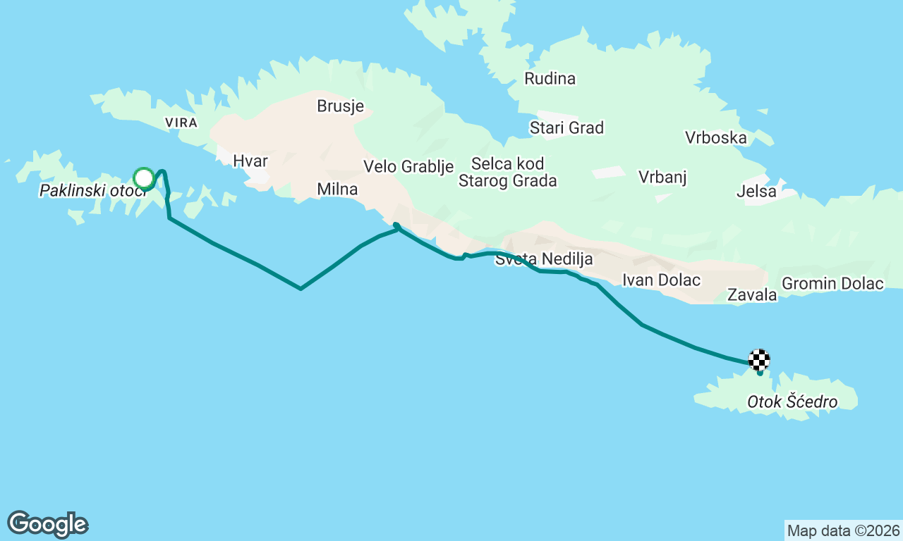 Voyage map