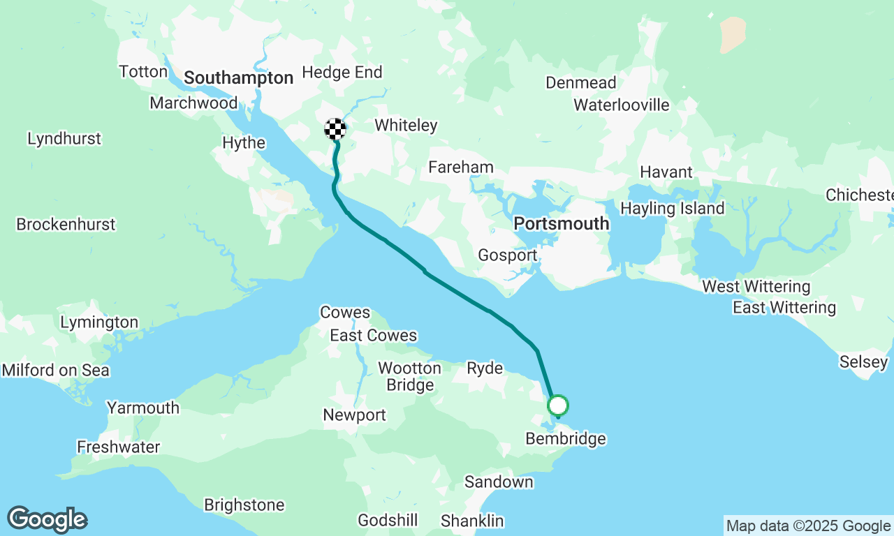 Return from Bembridge