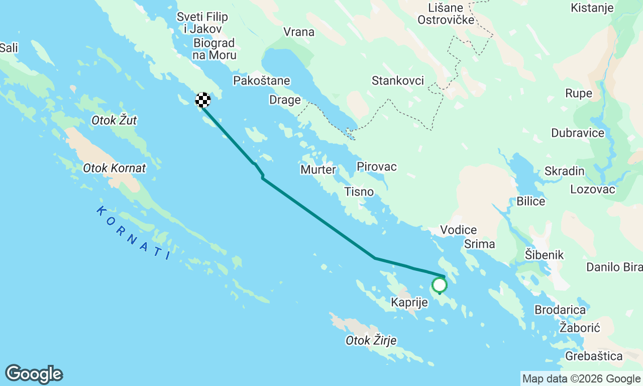 Voyage map