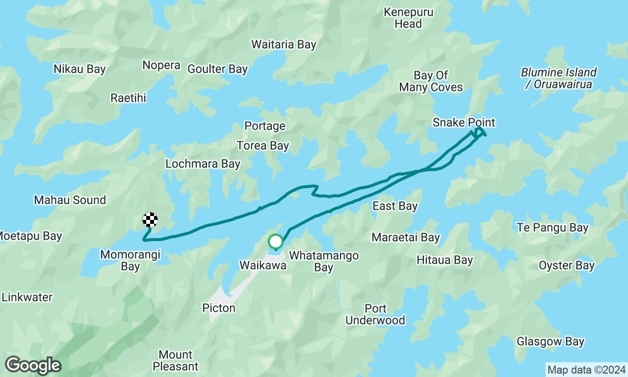 Solo sail around QC Sounds 