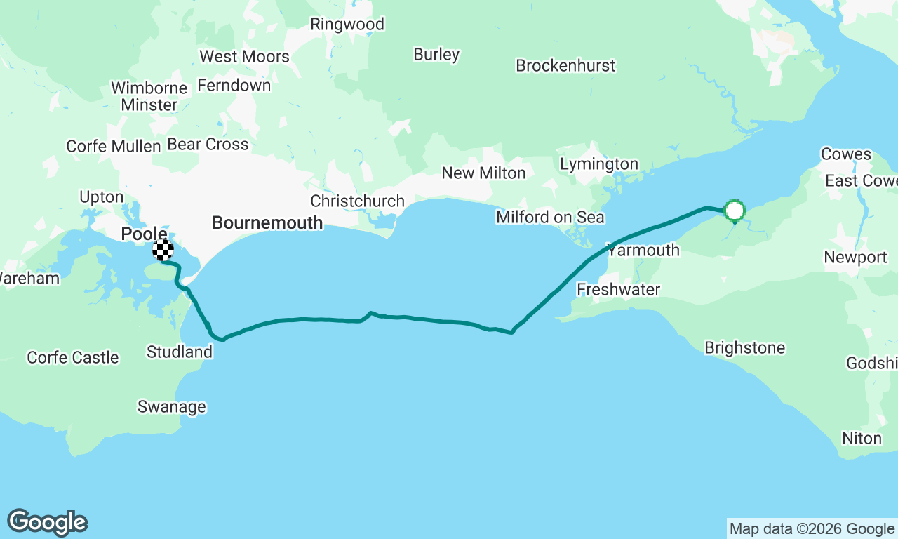 Newtown Creek to Poole Hbr
