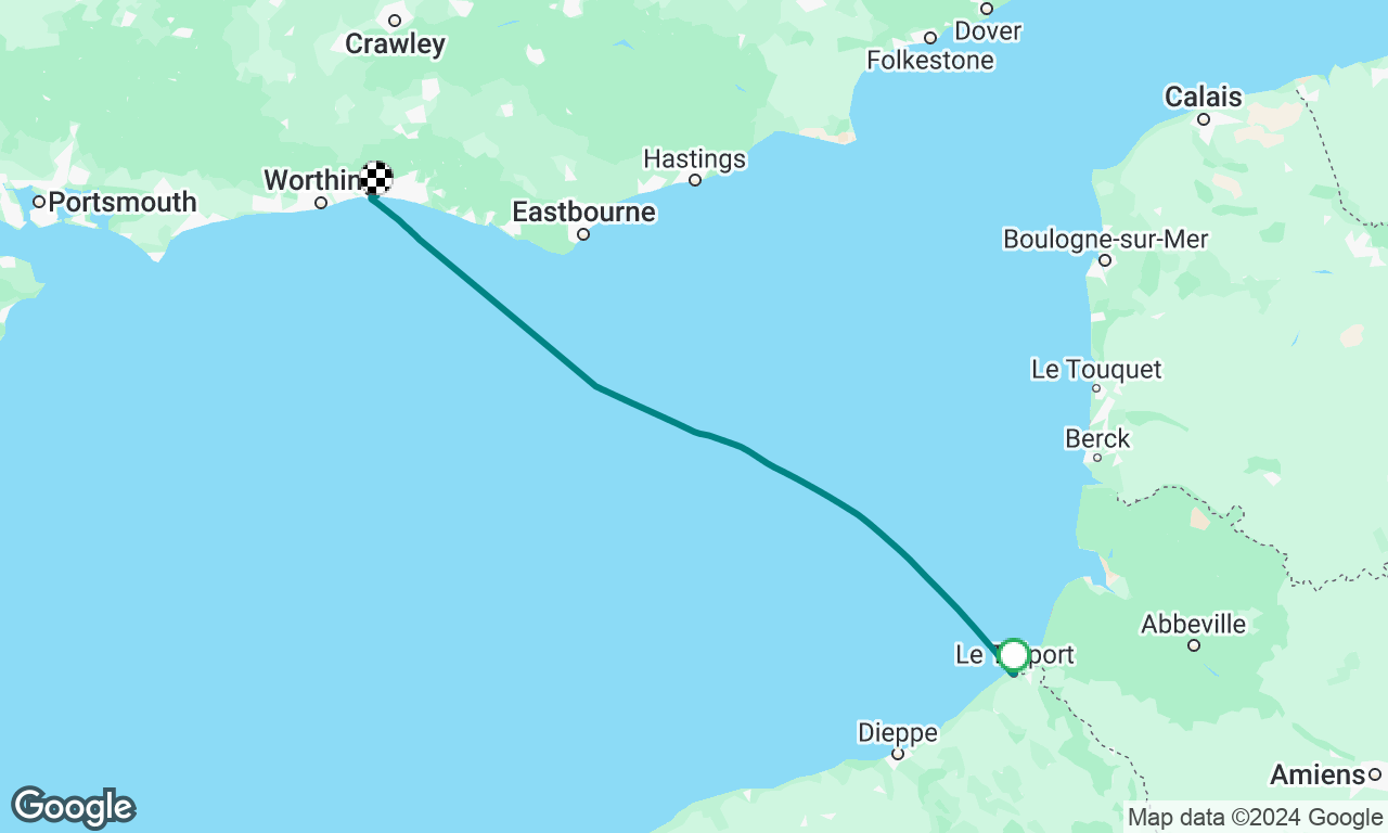 Le Tréport to Shoreham July 2023