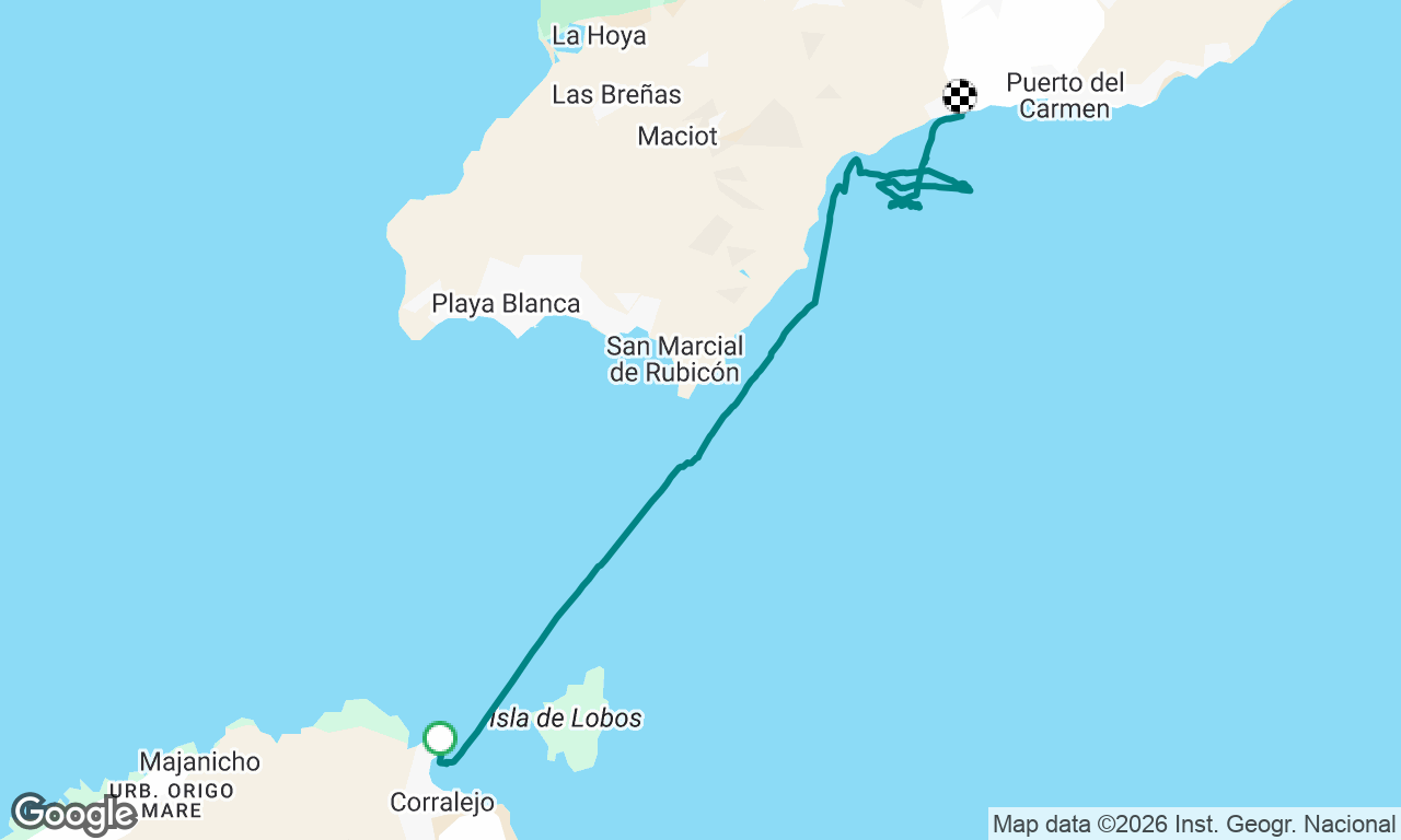 Corralejo to Puerto Calero 