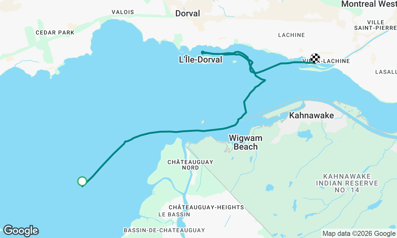 Voyage map