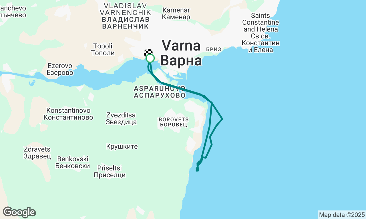 Voyage map