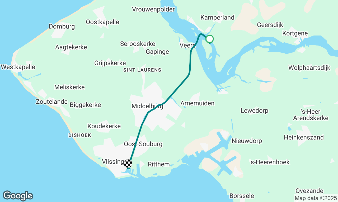Leg 20: Veere to Vlissingen