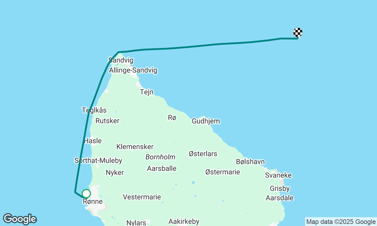 The way to Bornholm. Passage 3. Rønne – Christiansø