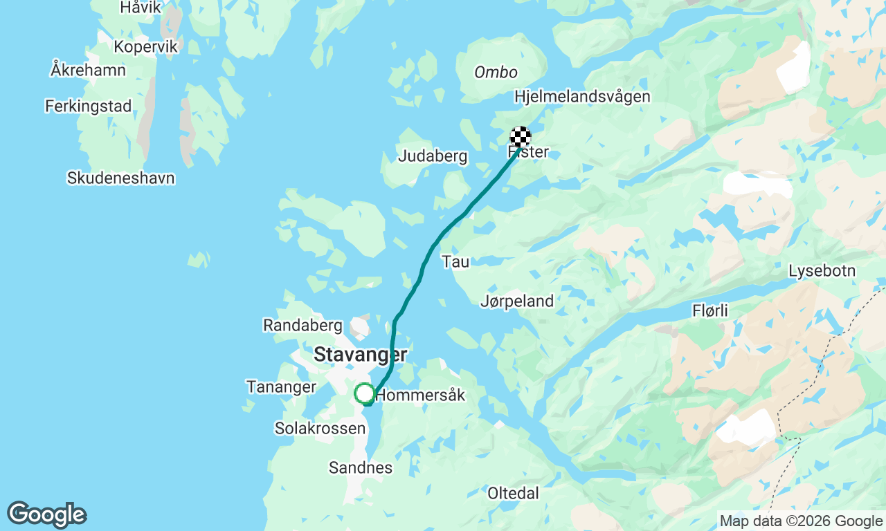 Voyage map
