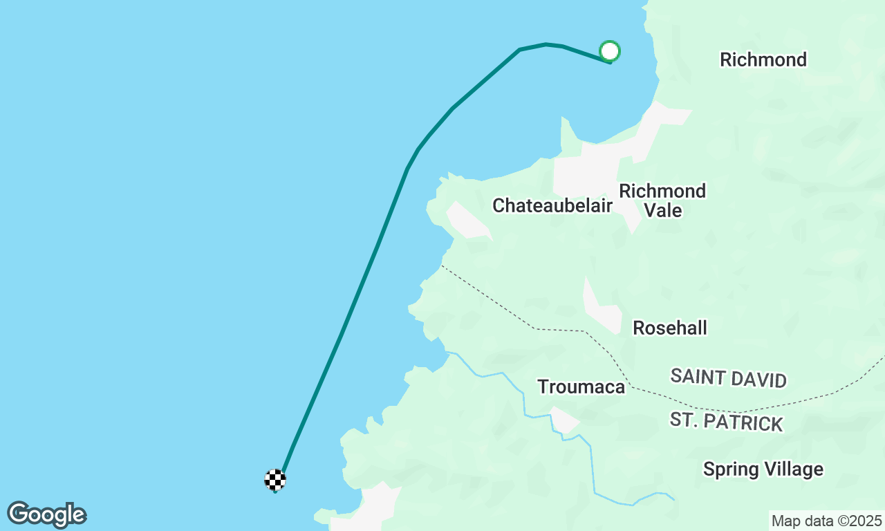 N St Vincent to S St Vincent 