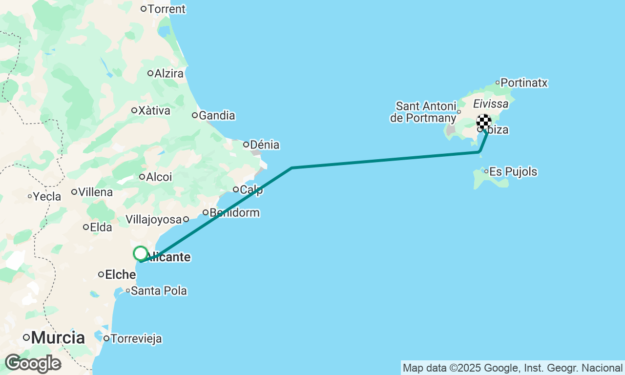 Stage 3 of Palma delivery - Alicante to Ibiza