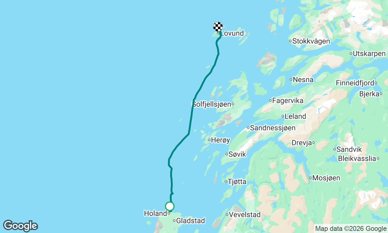 Voyage map
