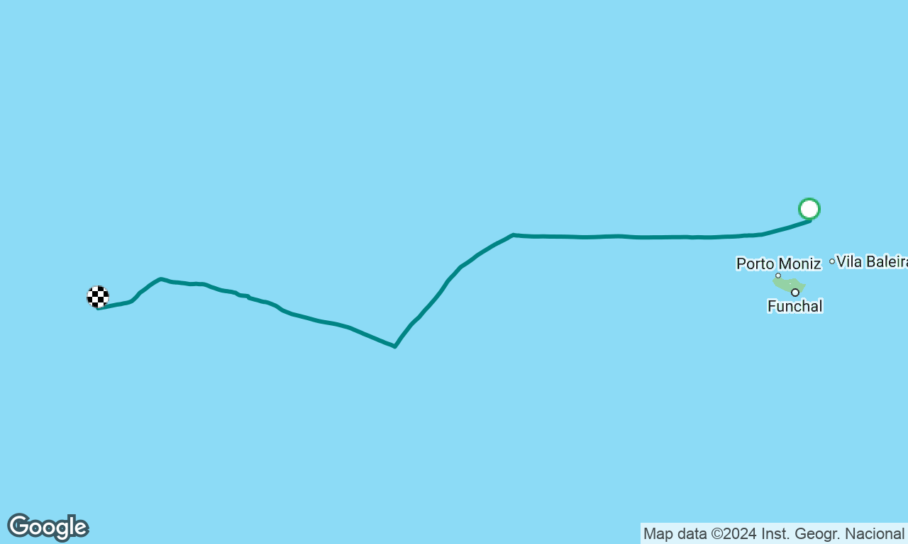 Madeira to mid north Atlantic 