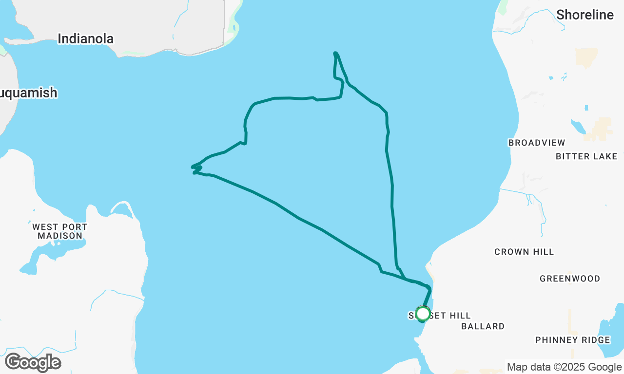 Evening sail on Sound