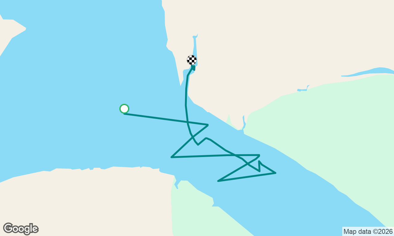 Sail after first overnight on the boat for 2026