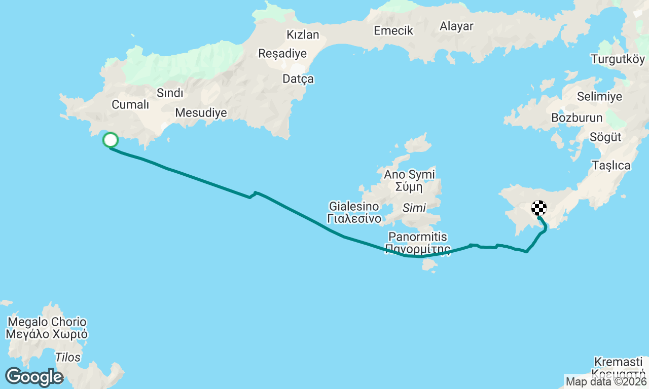 Voyage map
