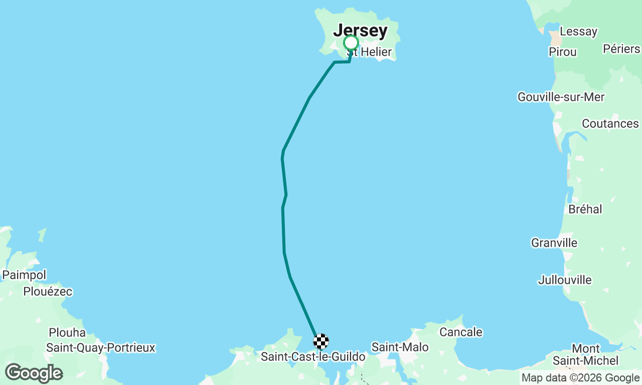 Jersey to St Cast