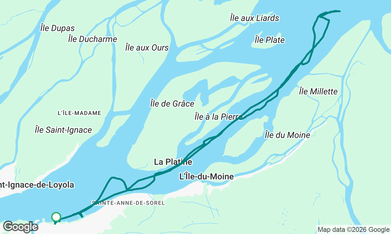 Voyage map