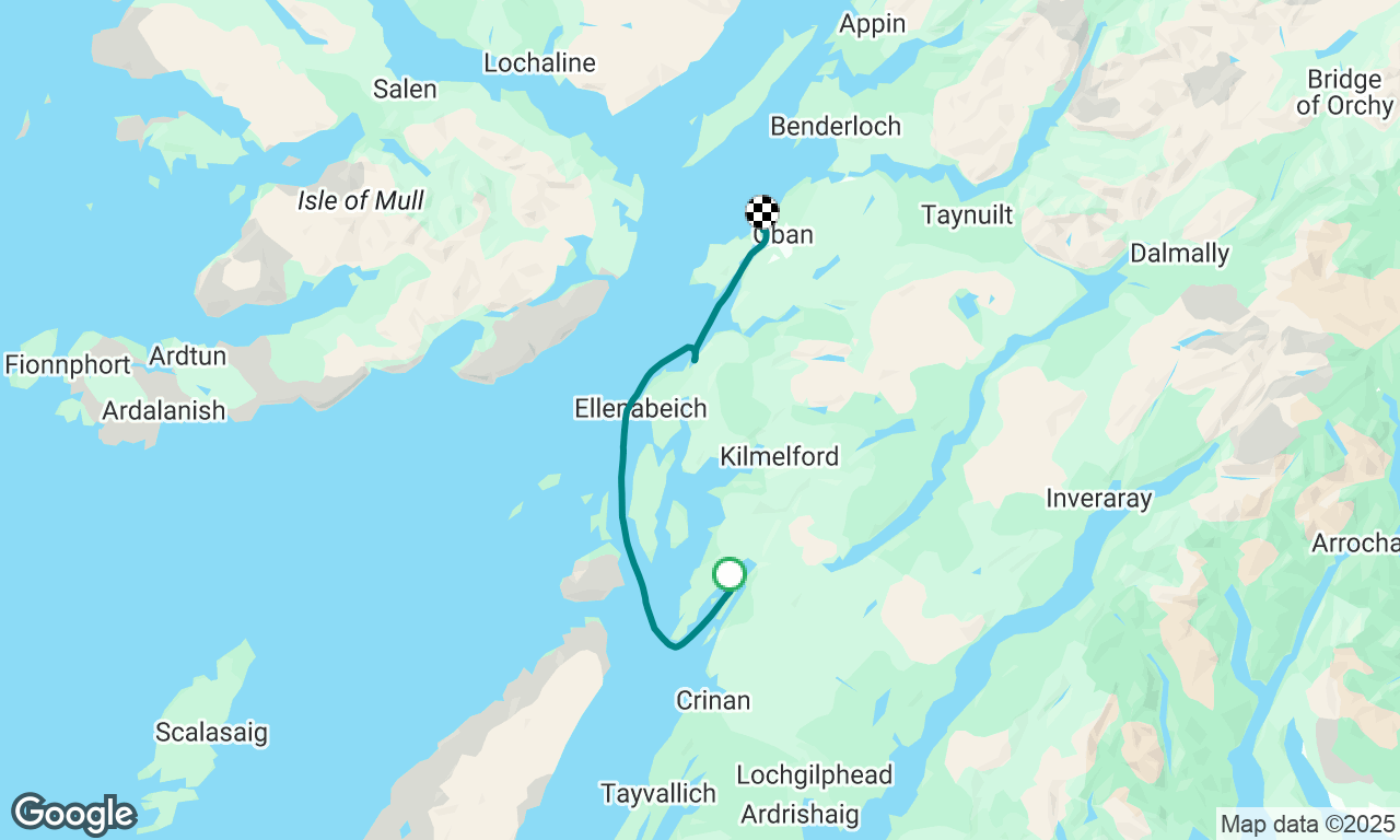 Ardfern to Kerrera, Oban