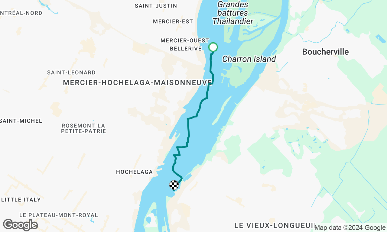 Sortie avec les amies aux îles de Boucherville - Retour