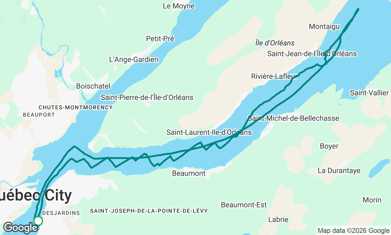 Voyage map