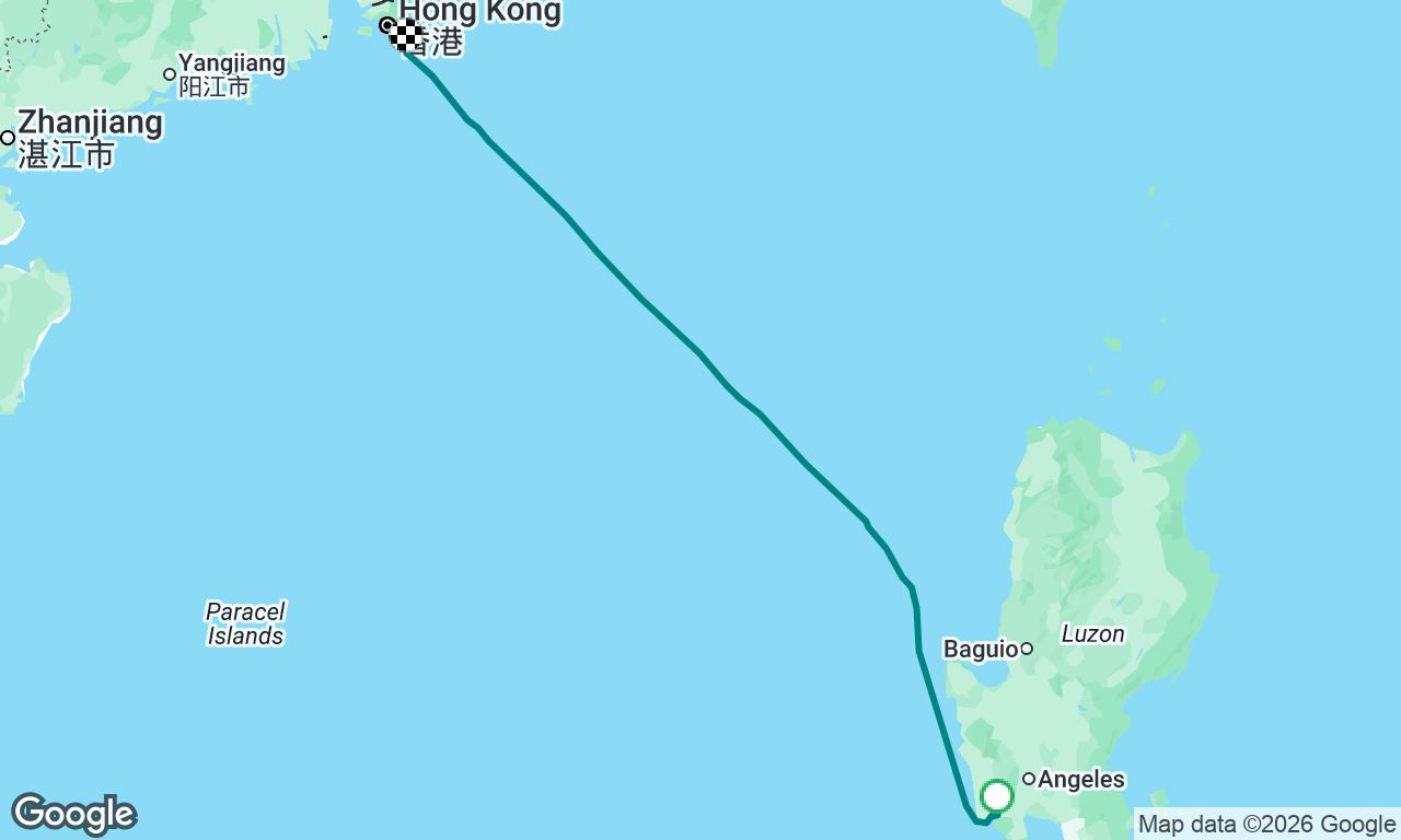 Subic to HK on Fenice